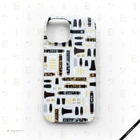 【受注生産】側面印刷iPhoneハードケース［クラリネット］