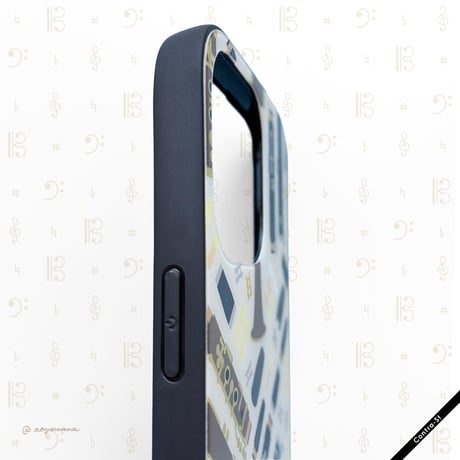 【受注生産】強化ガラスiPhoneケース［クラリネット］