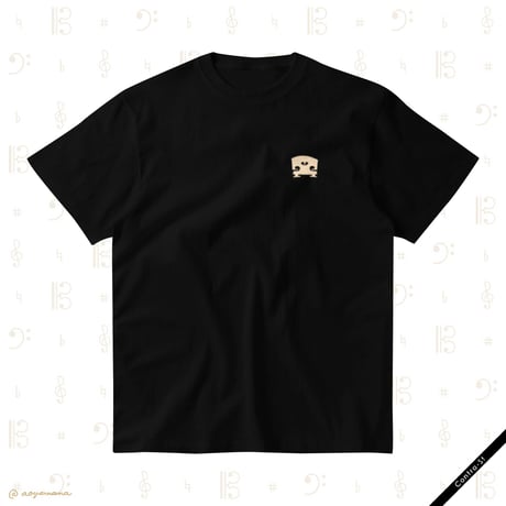 【受注生産】刺しゅうTシャツ［ヴァイオリンまたはヴィオラの駒］
