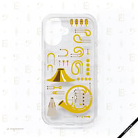 【受注生産】クリアiPhoneケース［ホルンのパーツ］