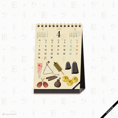 2025年卓上カレンダー