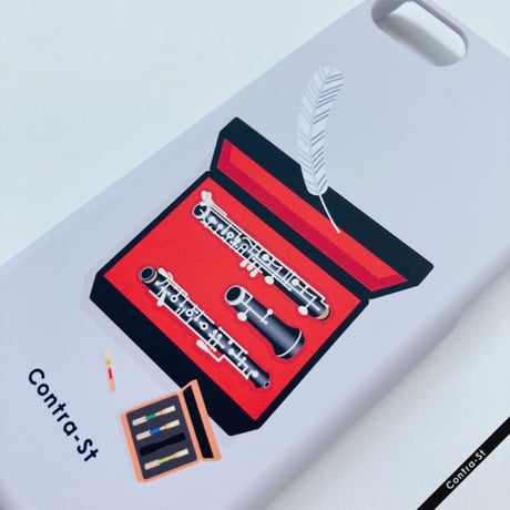 【受注生産】カバー型iPhoneケース［オーボエ］