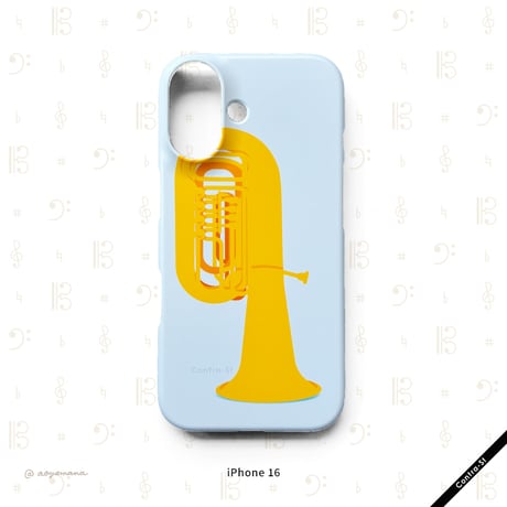 【受注生産】カバー型iPhoneケース［チューバ］