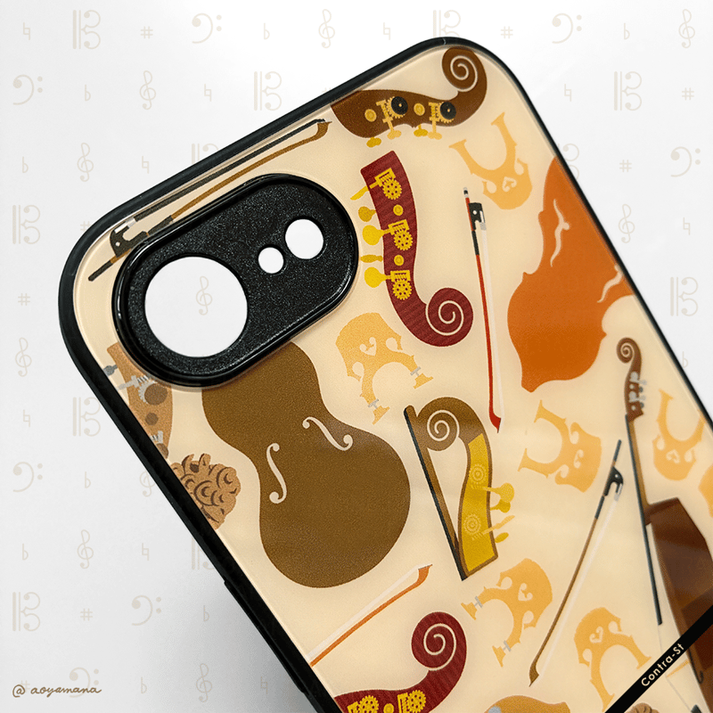 受注生産】強化ガラスiPhoneケース［コントラバス］ | Contra-Store