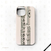 【受注生産】側面印刷iPhoneハードケース［フルート］