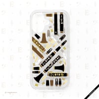 【受注生産】クリアiPhoneケース［クラリネット］