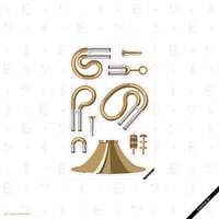 クリアステッカー［ホルンの抜差管］