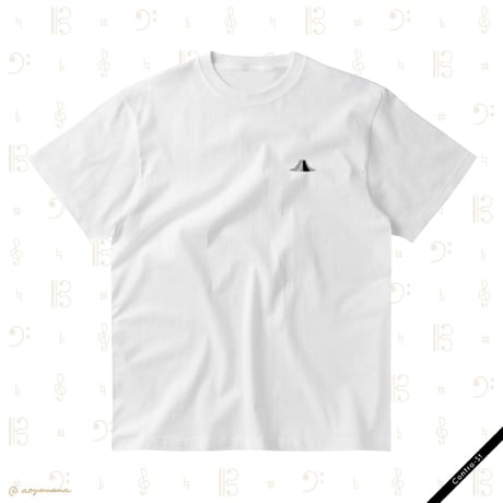 【受注生産】刺しゅうTシャツ［ホルンのベル］
