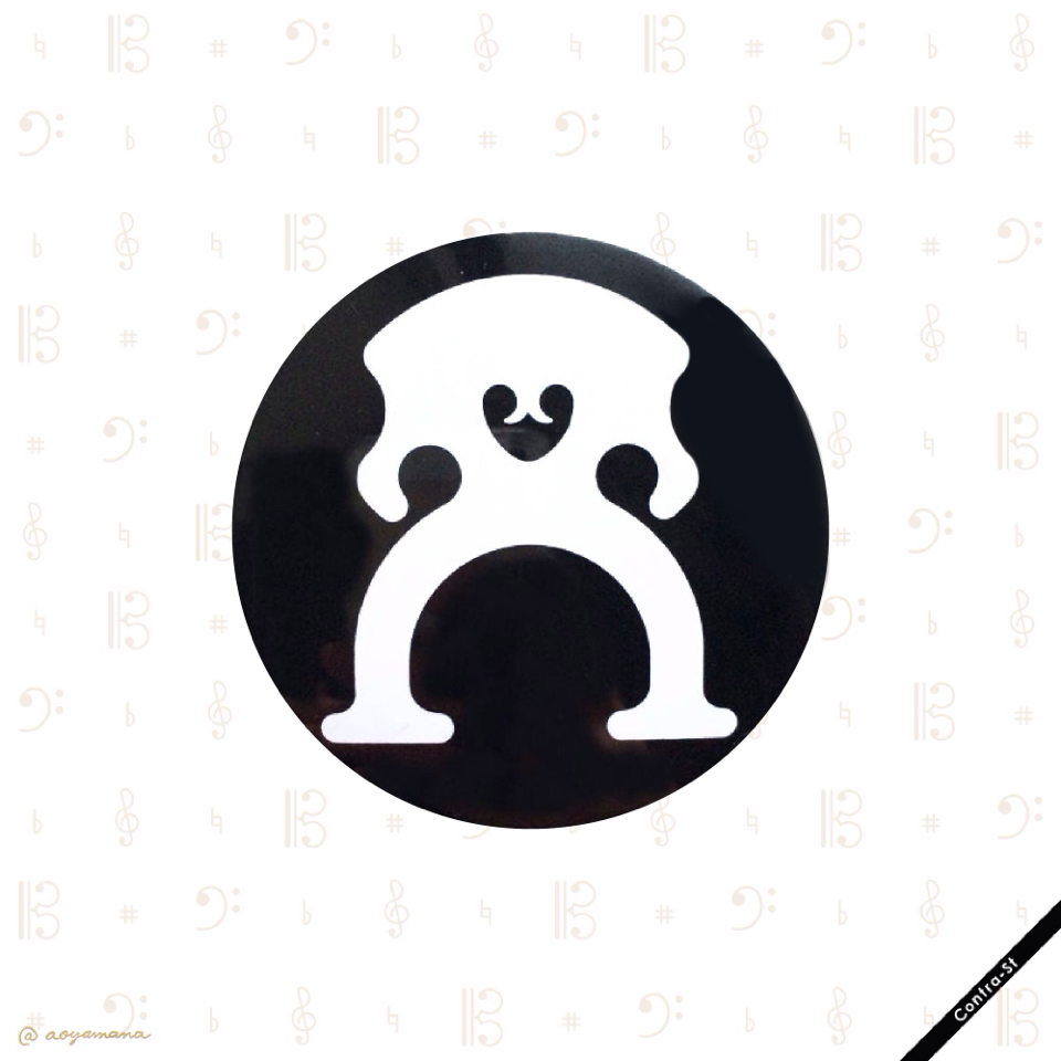 缶バッジ［コントラバス］ | Contra-Store