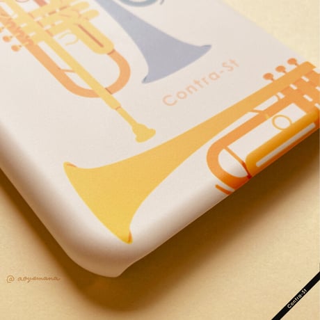 【受注生産】カバー型iPhoneケース［トランペット］