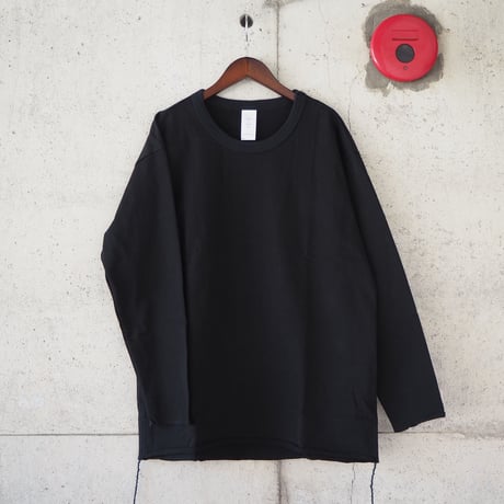 【unisex】have a good day〈ハブアグッデイ〉LONG SLEEVE LOOSE TEE BLACK