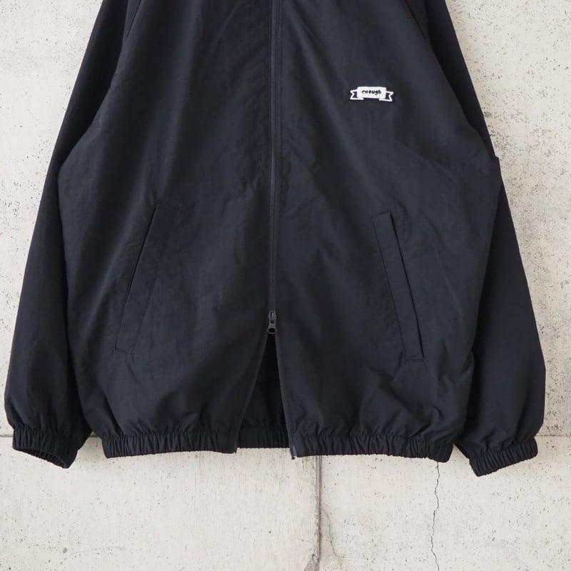 enough〈イナフ〉NYLON TRACK JACKET BLACK | e n o u g h enough〈イナフ〉NYLON TRACK JACKET BLACK | e n o u g h