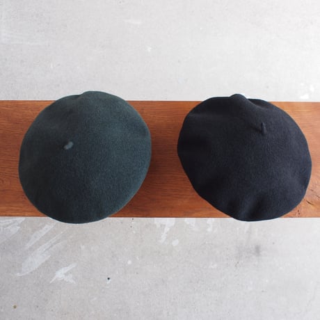 ODDS〈オッズ〉 WOOL JP BIG BERET GREEN/BLACK