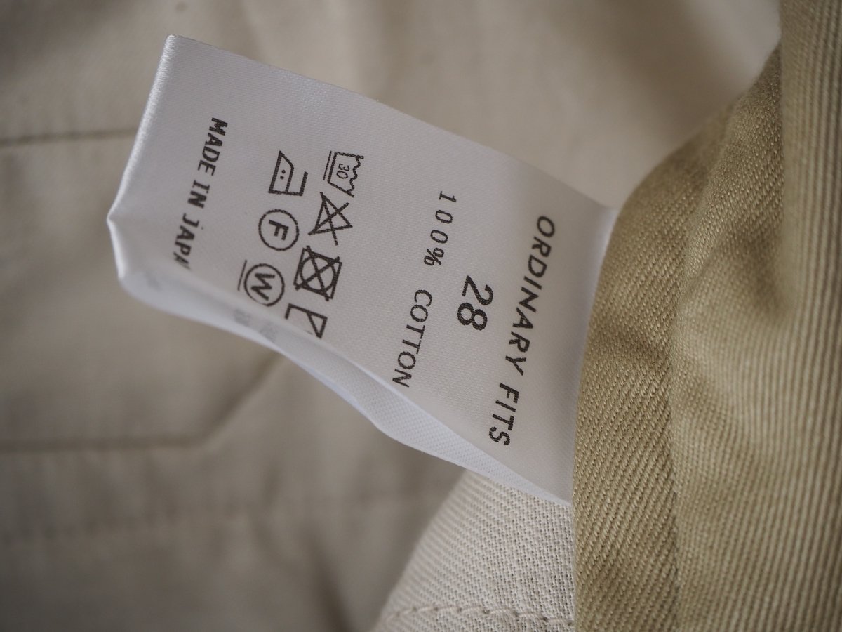 unisex】Ordinary fits〈オーディナリーフィッツ〉TUCK WIDE PAN unisex】Ordinary fits〈オーディナリーフィッツ〉TUCK WIDE PAN