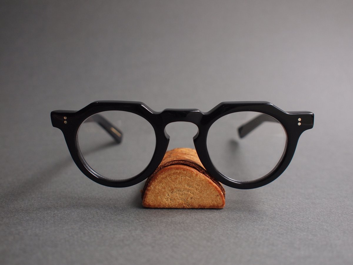 POTATO MEGANE ポテトメガネ デカダンス 黒 クラウンパンド 新品