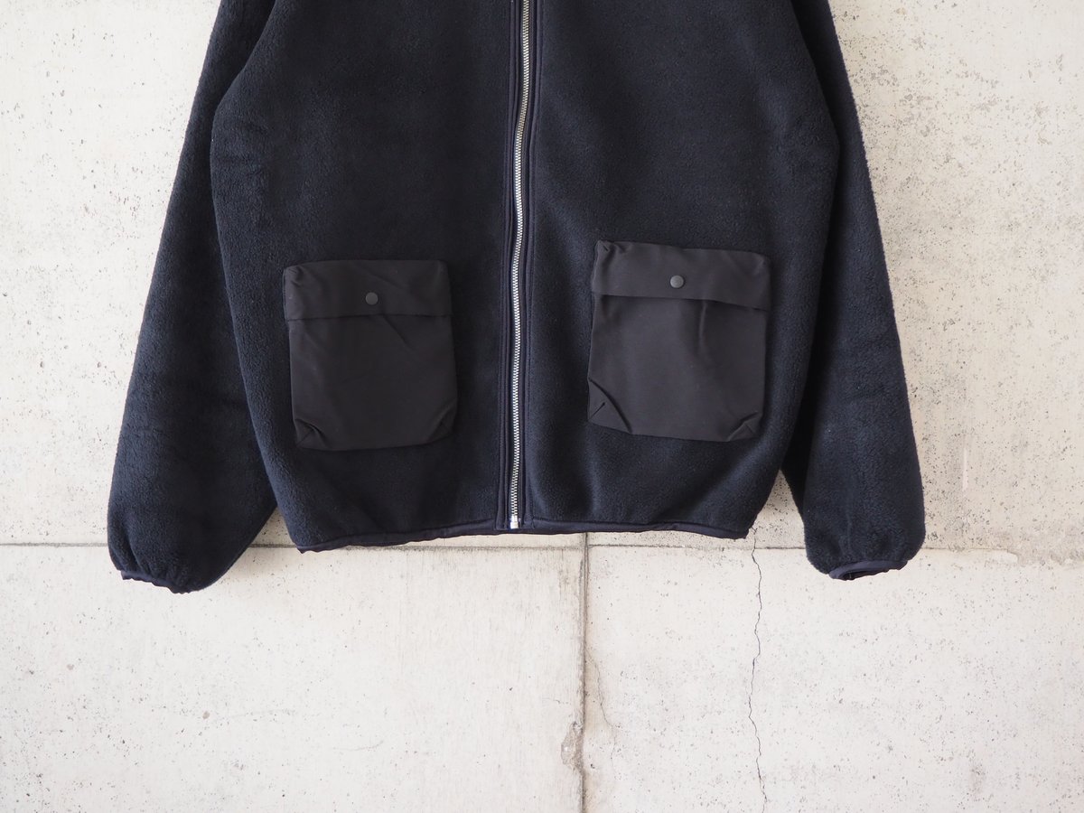 FLISTFIA〈フリストフィア〉POCKET ZIP CARDIGAN BLACK | e FLISTFIA〈フリストフィア〉POCKET ZIP CARDIGAN BLACK | e