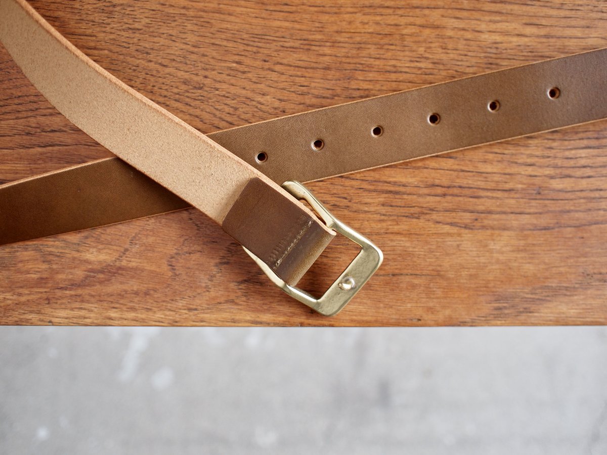 Esperanto〈エスペラント〉 BUSCHETO LEATHER 30㎜ BELT CA...