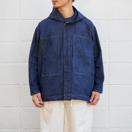 【unisex】Ordinary fits〈オーディナリーフィッツ〉BALLOON PARKA INDIGO