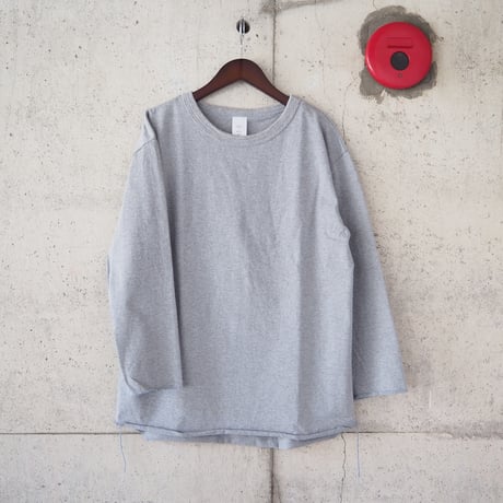 【unisex】have a good day〈ハブアグッデイ〉WRIST SLEEVE LOOSE TEE GREY