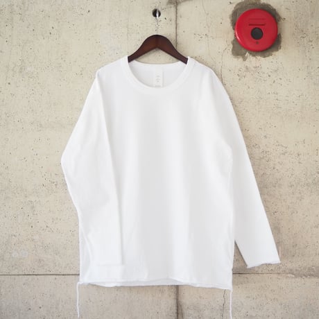 【unisex】have a good day〈ハブアグッデイ〉LONG SLEEVE LOOSE TEE WHITE