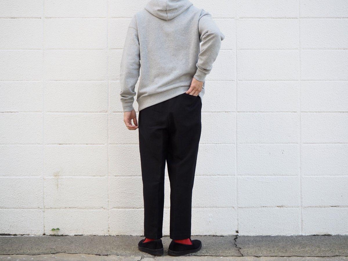 ORDINARY FITS オーディナリーフィッツ ウール ツイスト パンツ 黒 Ordinary Fits (オーディナリーフィッツ) TWIST PANTS WOOL