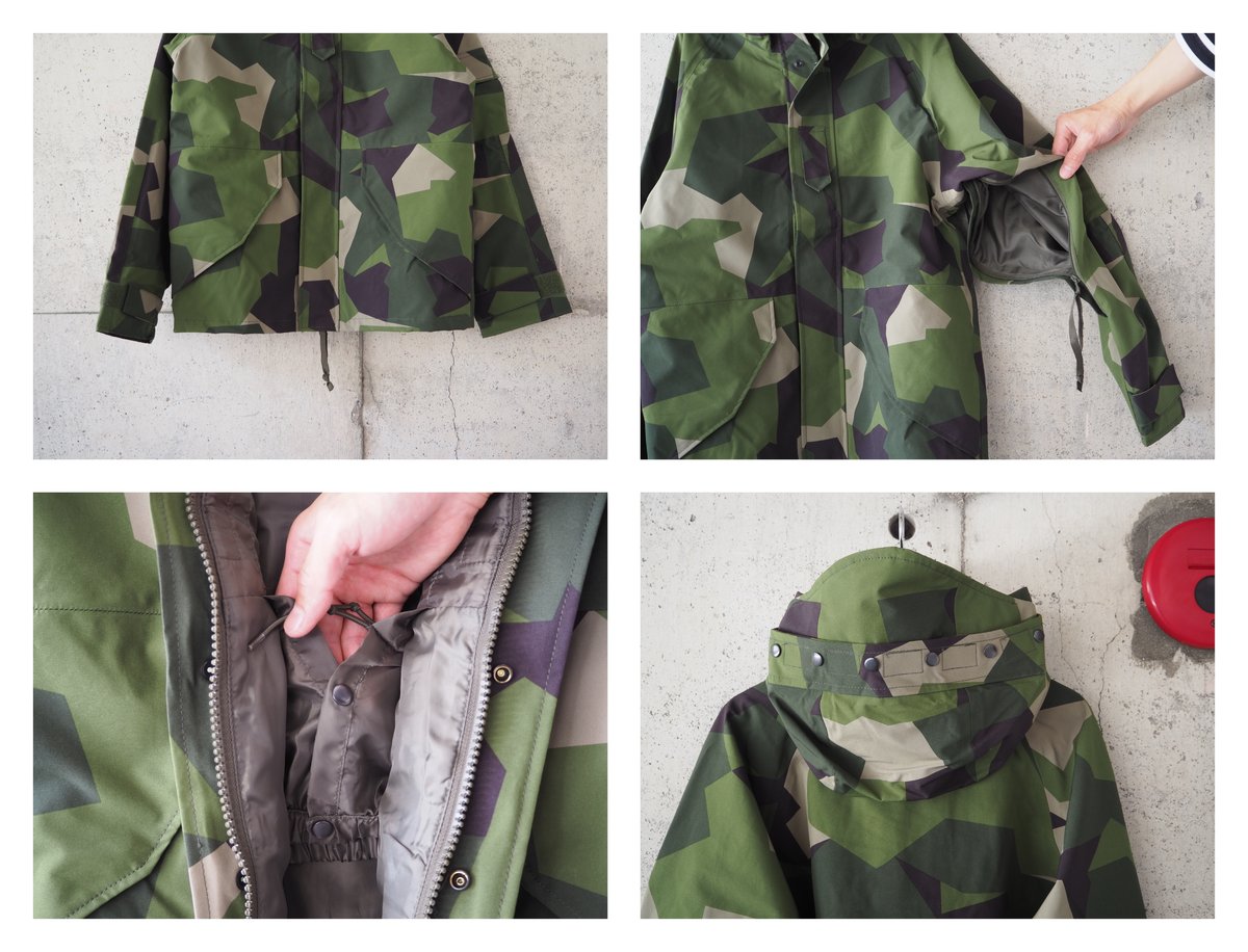 unisex】MILITARY〈ミリタリー〉SWEDISH UF90 ECWCS PARKA unisex】MILITARY〈ミリタリー〉SWEDISH UF90 ECWCS PARKA