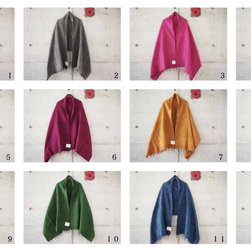 hint hint〈ヒントヒント〉 STOLE (02) 13COLOR | e n o u