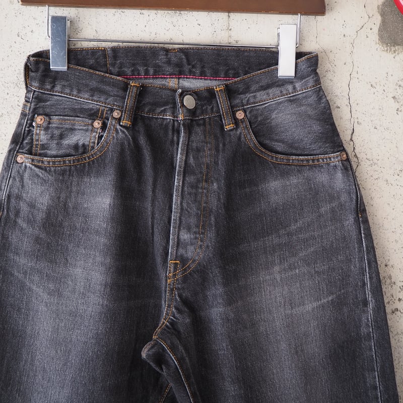 パンツ ordinaty fits LOOSE ANKLE DENIM BLACK 32 unisex】Ordinary fits〈オーディナリーフィッツ〉LOOSE ANKLE D