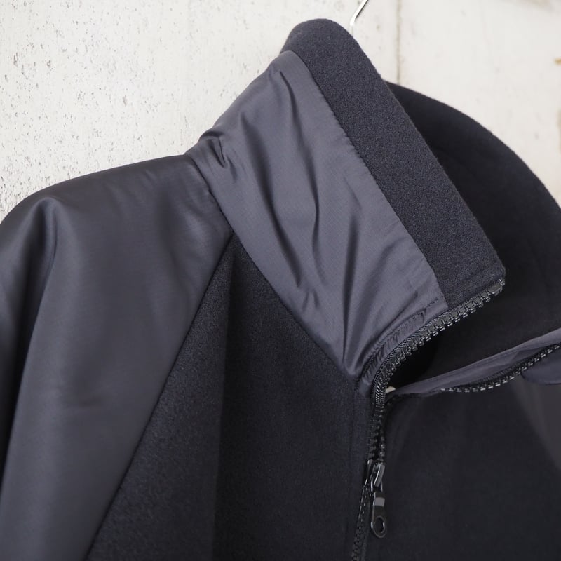 FLISTFIA〈フリストフィア〉MILITARY FLEECE JACKET BLACK |