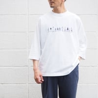 【unisex】enough〈イナフ〉RAGLAN ALL TIME TEE WHITE