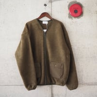 FLISTFIA〈フリストフィア〉POCKET ZIP CARDIGAN OLIVE