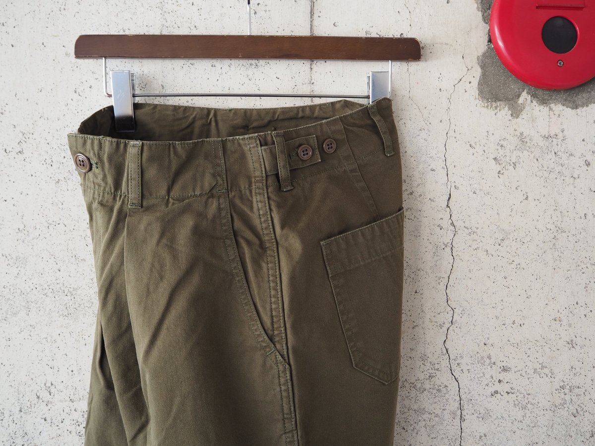ORDINARY FITS オーディナリーフィッツ タックトラウザー サイズ0 Ordinary fits (オーディナリーフィッツ) タックワイド