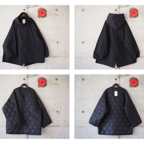 【unisex】MADE IN STANDARD〈メイドインスタンダード〉ASHLAND SHORT SNOW PARKA BLACK