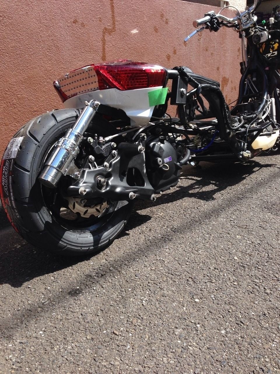 マジェスティc ワンオフマフラー 各ワンオフフレーム加工 | D.Inc