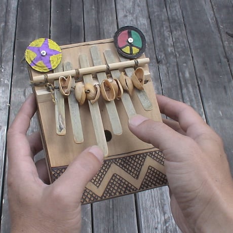 ポンぴ〜シャカ手作り自然楽器５点セット
