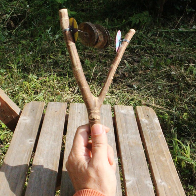 木の枝タンバリン・キット | rhythm-com ポンぴ〜シャカ 瓢竹堂