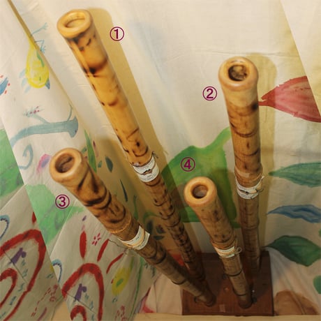 バンブーディジュリドゥ・プレーンBag付き＝ Bamboo Didgeridoo Plain with Bag