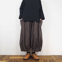 Mahoバルーンパンツ（木綿 ブラウン）【受注生産対応】