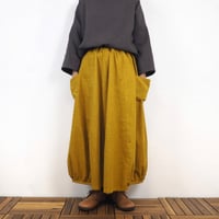 Furusuバルーンスカート（木綿 からし）【受注生産対応】