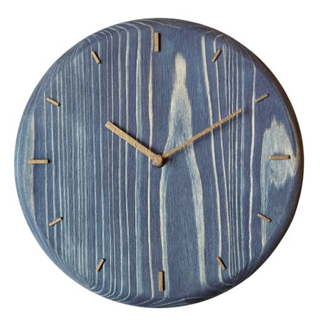 Wall Clock 250 (藍染め)