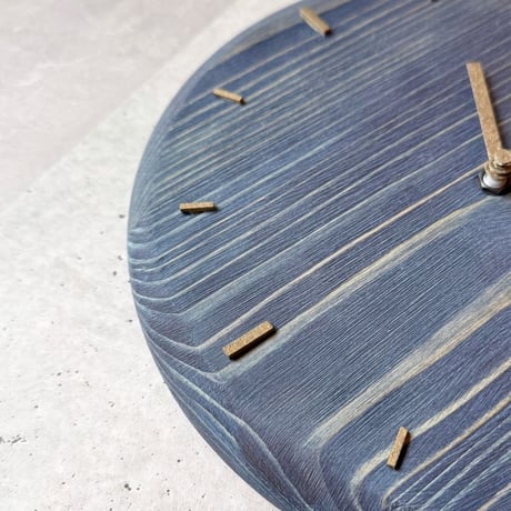 Wall Clock 250 (藍染め)
