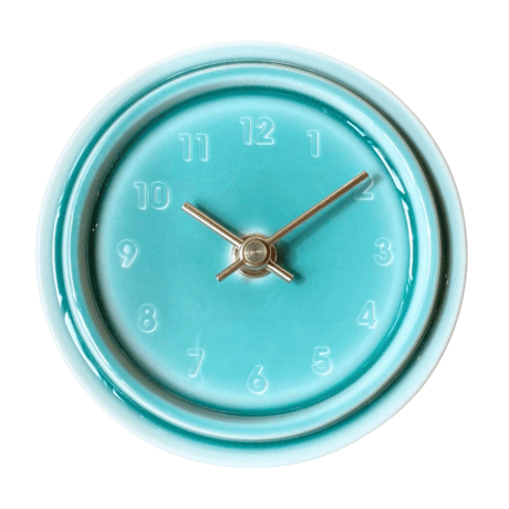 美濃焼 CLOCK ペールグリーン