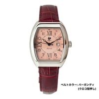 Theia SSケース 文字盤カラー：サーモンピンク ベルトカラー：5カラー