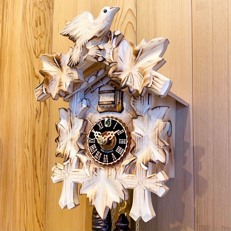 ドイツ製 木製鳩時計 - 掛時計/柱時計