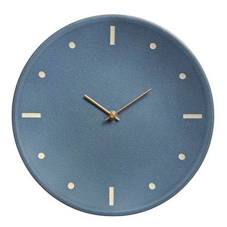 美濃焼 Wall Clock ミッドナイトブルー