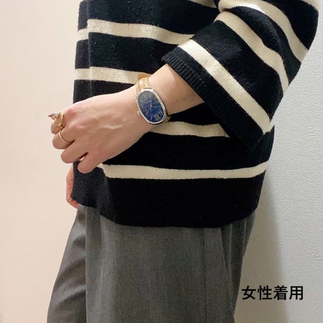 Retro Graph M120 ケース:鏡面仕上げ  文字盤:レトロネイビー ベルトカラー:９カラー