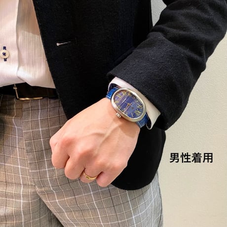Retro Graph M120 ケース:鏡面仕上げ  文字盤:レトロネイビー ベルトカラー:９カラー