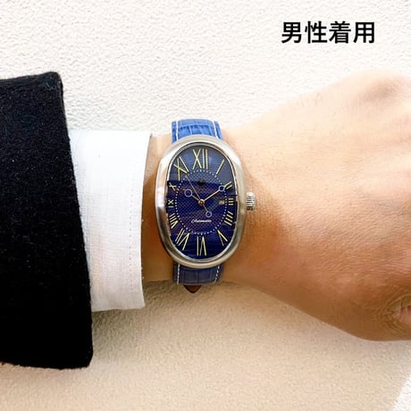 Retro Graph M120 ケース:ヘアライン仕上げ  文字盤:レトロネイビー ベルトカラー:9カラー