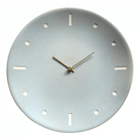 美濃焼 Wall Clock  スカイグレー