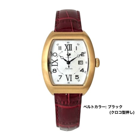 Theia SSケース＋IPGコーティングケース 文字盤カラー:ホワイトMOP ベルトカラー:6カラー